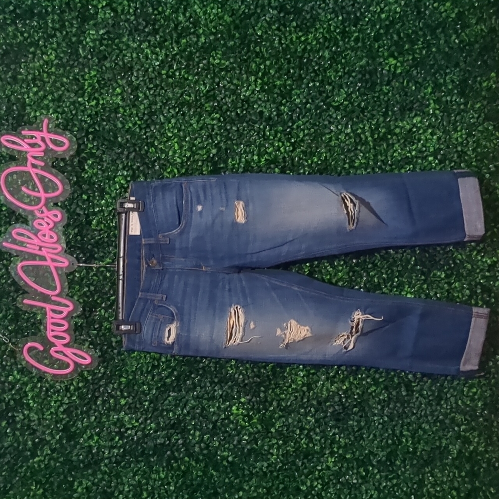 MINT Rag & Bone Distressed Mom Jeans Denim 25